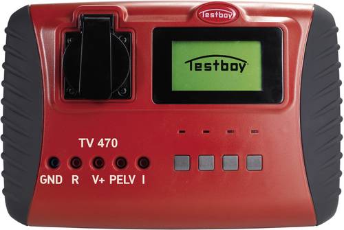 Testboy TV 470 Gerätetester kalibriert (DAkkS-akkreditiertes Labor) VDE-Norm 0701-0702, 0751