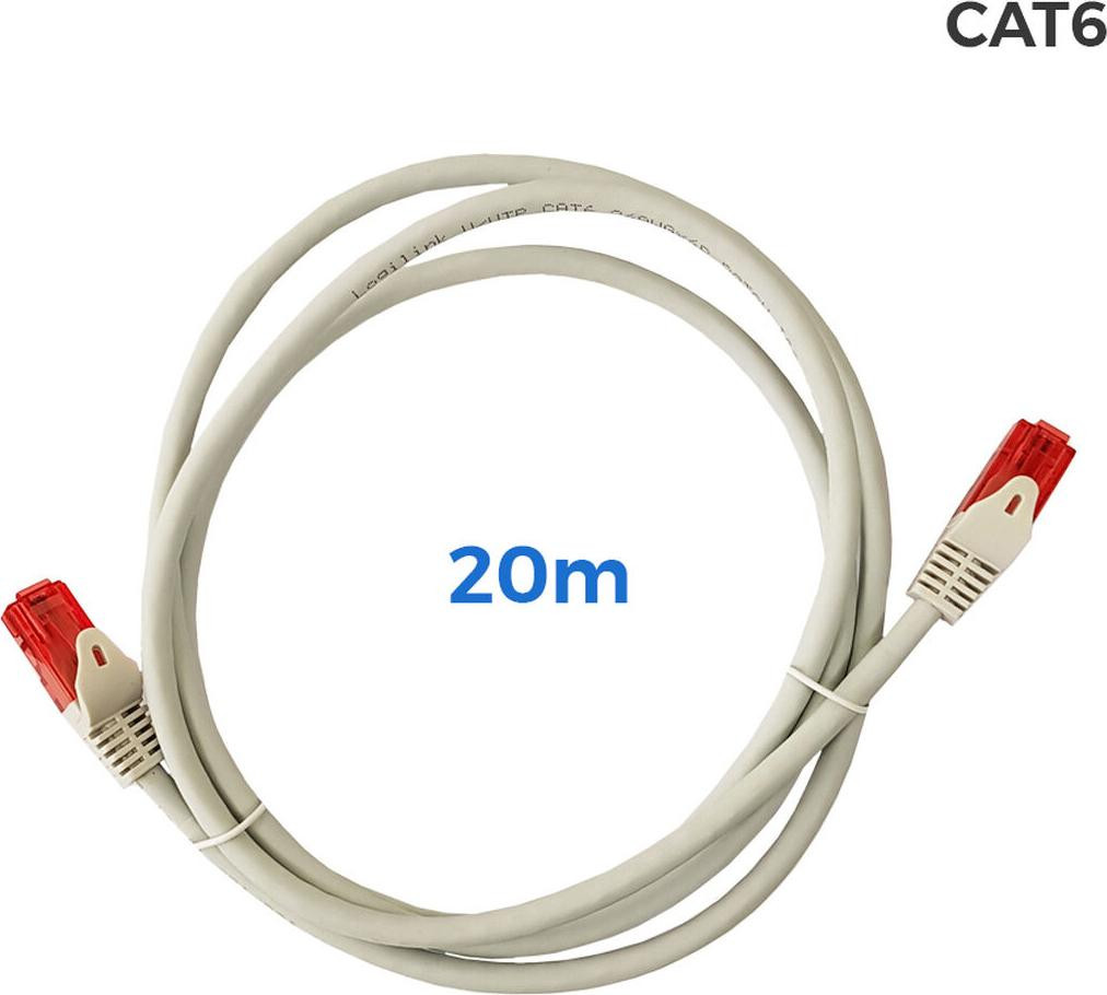 LogiLink Netwerkkabel UTP Categorie 6 EDM 56040 Grijs