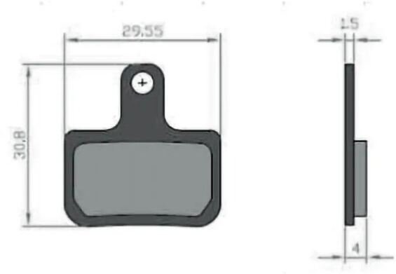 BRENTA Pastiglie freno  E-BIKE semimetallche SRAM LEVEL T TL Ultimate Force AXS
