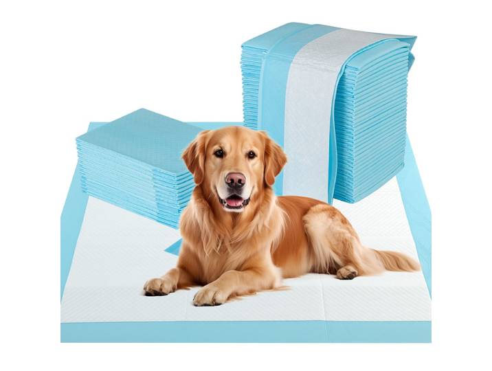 Trainingsmaterialen Honden Uitloopbestendig 6-laags Ontwerp Puppy-matten Puppy-Pads 90 x 90 cm 100 Stuks