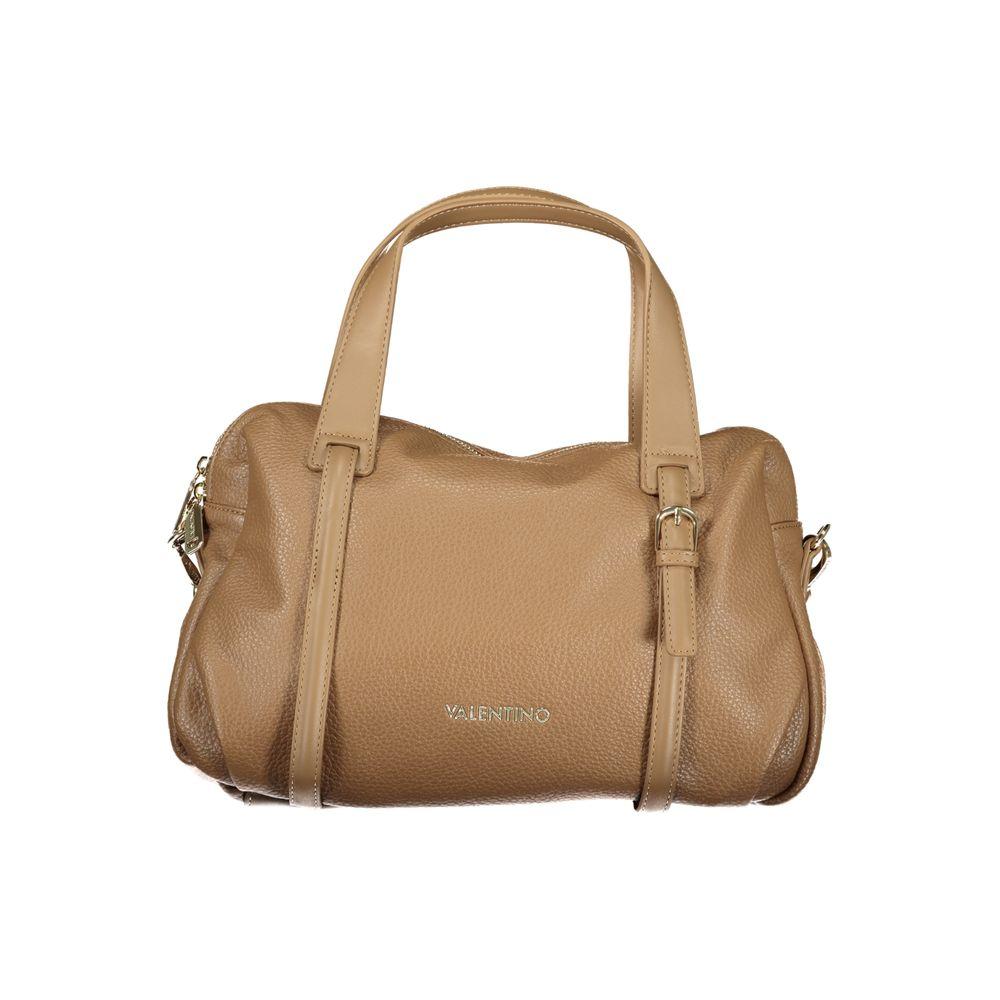 Mario Valentino Braune Polyurethan Damenhandtasche