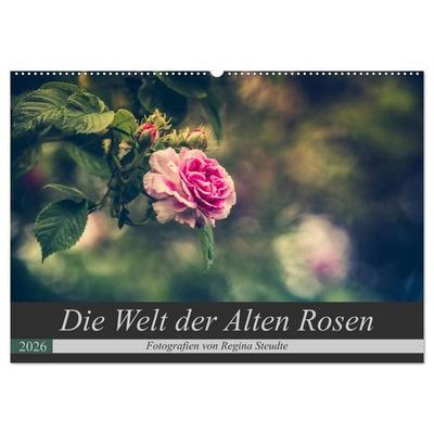 Die Welt der Alten Rosen (Wandkalender 2026 DIN A2 quer), CALVENDO Monatskalender