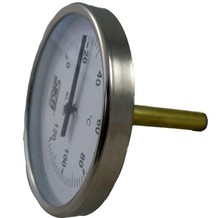 Wolf Thermometer Bimetall NG80 L:63mm 2745000 für FWS, LS