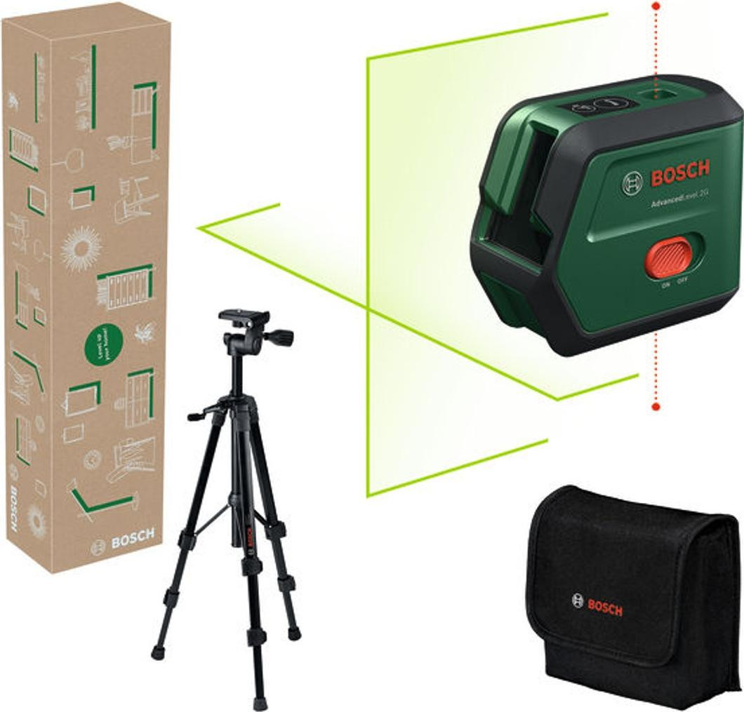 Bosch Home and Garden Kruislijnlaser AdvancedLevel 2G set