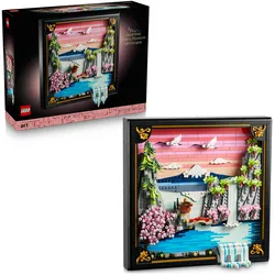 LEGO Art 31218 Japanische Kirschblütenlandschaft, DIY Wanddeko