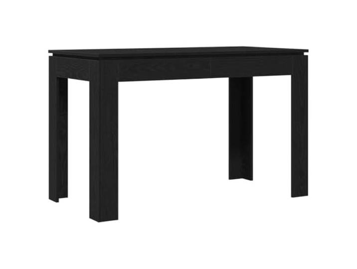 Esstisch Schwarze Eiche 120x60x76 cm Holzwerkstoff Minimalistischer Stil, elegante Optik, stabile Tischplatte, pflegeleicht, für Küche und Essbereich