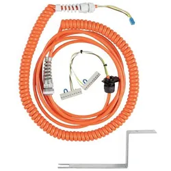 Marantec Spiralkabel 5x0,5 mm2 / 1,6 m / 0,8 bis 3,2 m mit Stecker für Torblatt-Anschlussdosen