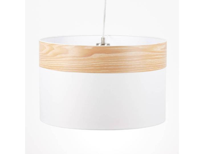 Globo Hängeleuchte Libba, dimmbar, weiß / opal, für Wohn- / Esszimmer, Textil / Stoff / Seide, Modern