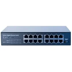 Dexlan Switch nicht verwaltet (16 Ports), Netzwerk Switch, Schwarz