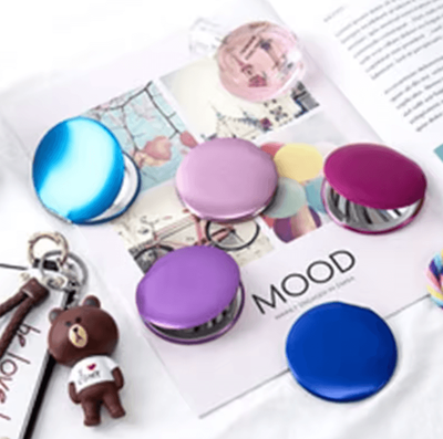 Inspire Curations Portable Magnifying Compact Makeup Mirror any 3 Of Them.