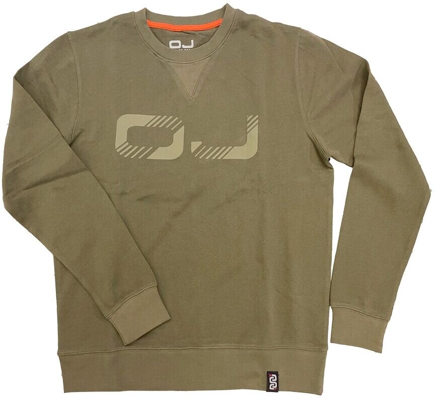 Oj Atmosfere Felpa Girocollo OJ LEAF Verde taglia S