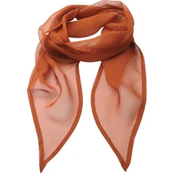 Premier Workwear Damen Chiffonschal 'Colours' Tuch PR740 chestnut (ca. pantone 7525) 98 x 16,5 cm