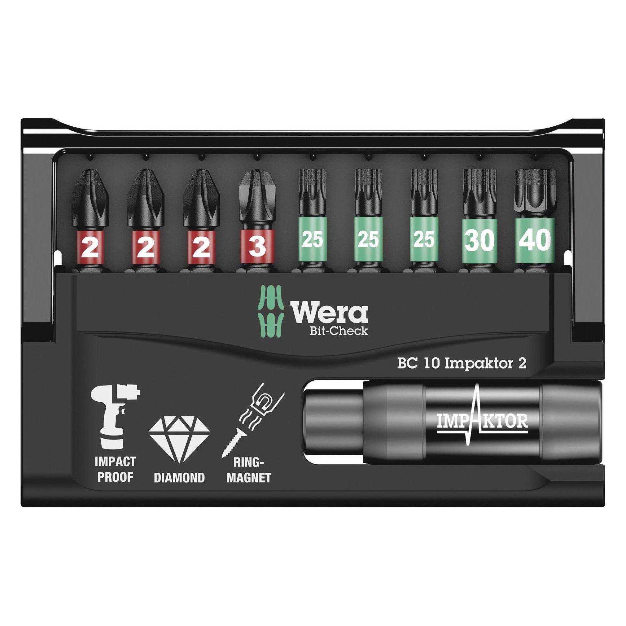Wera Bit-Check 10 Impaktor 2 (5057682001)