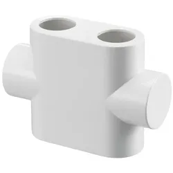 Oventrop Design-Abdeckung Durchgang weiß