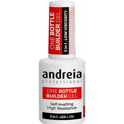 Andreia, Nagelstyling + Kunstnägel, Professional 3-in-1 LED and UV Gel Builder Nude Cover 14ml Bottle (Kunstnägel, Nude Cover)