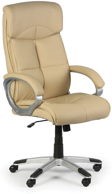 B2B Partner Leder-Bürosessel FOSTER, beige