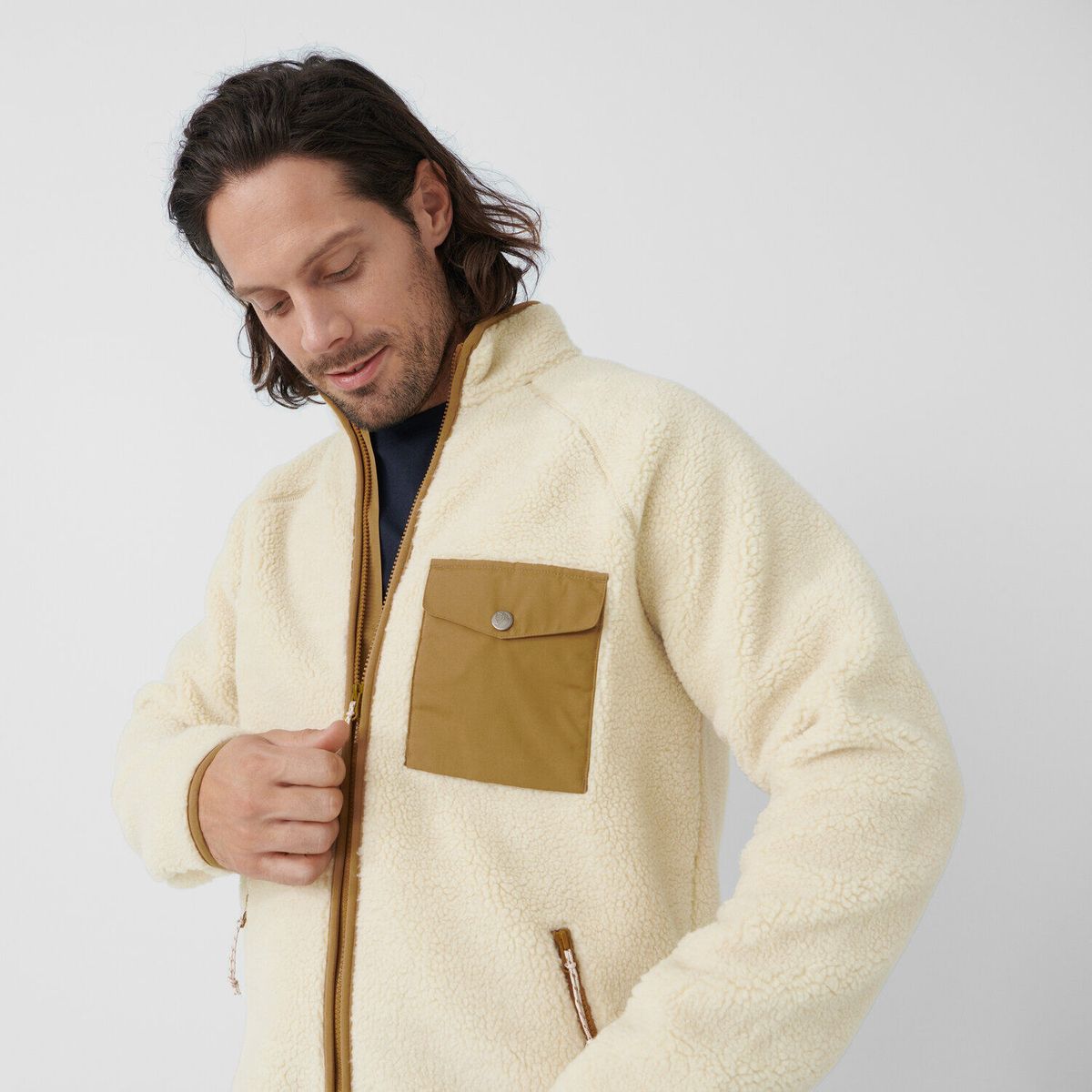 Fjällräven Vardag Pile Fleece M chalk white (113) M F84158-113-M