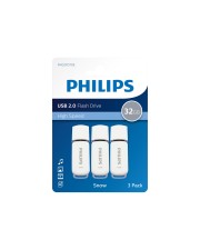 Philips FM32FD70E Snow edition 2.0 USB-Flash-Laufwerk 32 GB USB Packung mit 3 3 (FM32FD70E/00)