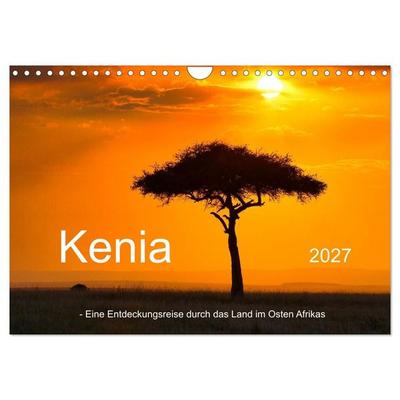 Kenia - Eine Entdeckungsreise durch das Land im Osten Afrikas (Wandkalender 2027 DIN A4 quer), CALVENDO Monatskalender