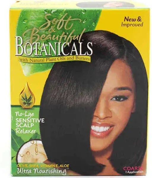 Soft & Beautiful Botanicals Relaxer Kit Coarse