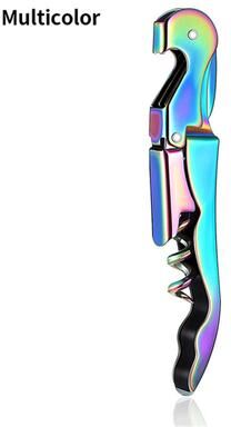 Inspire Daily Merch Stainless Steel Wine Opener Professional Double Hinge Corkscrew For Waiters, Bartenders, And Restaurant Staff multi