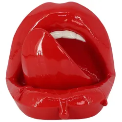 Invicta Interior Pop-Art Dekorationsfigur Lip – Verspielte Rote Lippen von Invicta, 25 x 20 x 22 cm