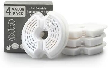 Uplift Picks Ultra Silent 2L Cat Water Fountain With LED Light And Carbon Filter 4 Pcs (filter)