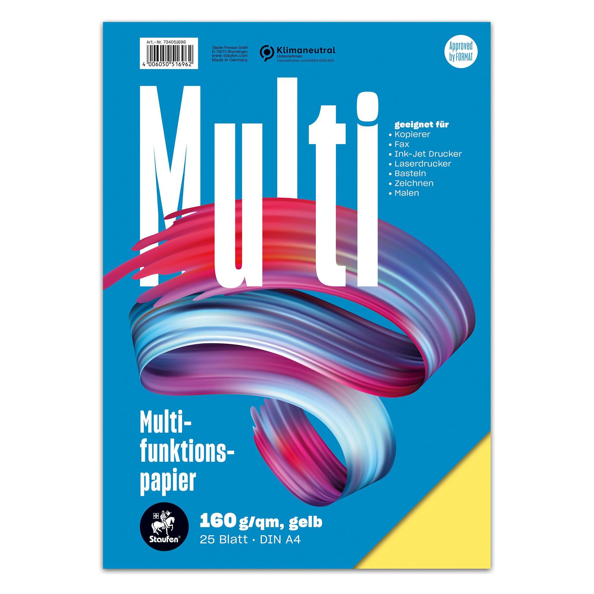 Staufen Multifunktionspapier 7X PLUS (A4, 25 Blätter, 160 g/m²) (734051696)