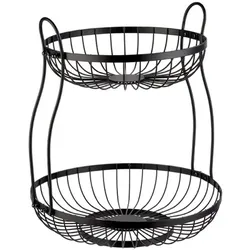 Westmark Drahtkorb-Etagere Doppio 2-stufig, Obstkorb, 68022260