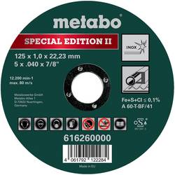 Metabo SPECIAL EDITION II 616260000 Trennscheibe gerade 125 mm 1 St.