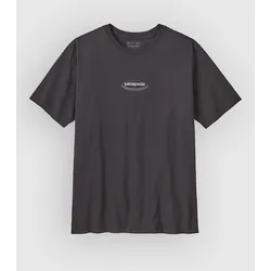 Patagonia 95 Oval Logo T-Shirt ink black Gr. XL