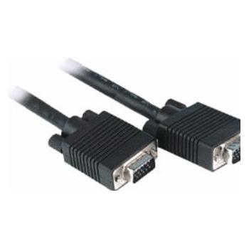 Mercodan Monitorkabel HQ metalhus sort (30 m) (939130)