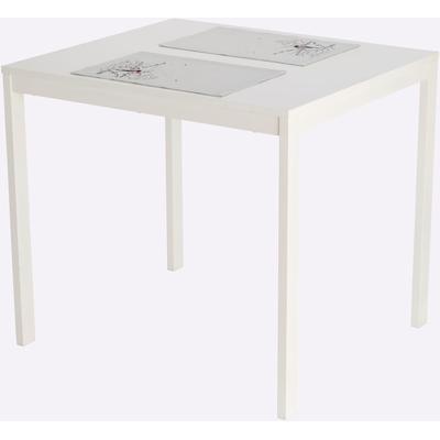Tischdecke Gr. 3, weiß (grau), B:40cm L:140cm, Tischdecken, Tischdecke