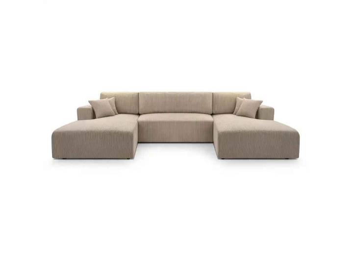 Ecksofa mit Schlaffunktion CORSO U, Farbe: Cappuccino (Poso2)