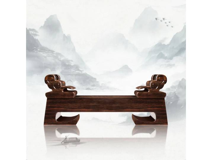 Porte-épée en bois de santal noir, porte-couteau haut de gamme, porte-épée Kokor, étagère d'affichage créative, décoration artisanale de salon, bois massif