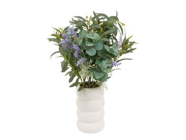 Atmosphera - Künstliches blumenarrangement uda lavendel und eukalyptus 66 cm