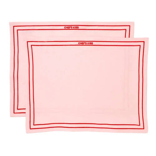Vondels placemat CHEF'S KISS set van 2