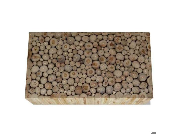 Soldes d'automne Petite Table à café de salon Brun - Table basse Teck véritable 90x50x30cm 612 215861818242