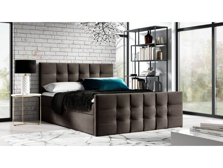 DB-Möbel Boxspringbett Boxspringbett TOP-ONE-elegance, modernes Design Möbel-vom Hersteller