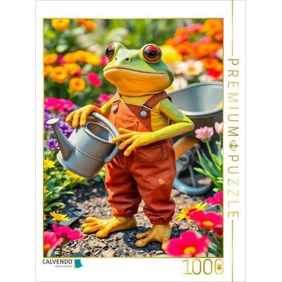 CALVENDO Puzzle Garten-Guru mit grünem Daumen | 1000 Teile Lege-Größe 64x48cm Foto-Puzzle für glückliche Stunden