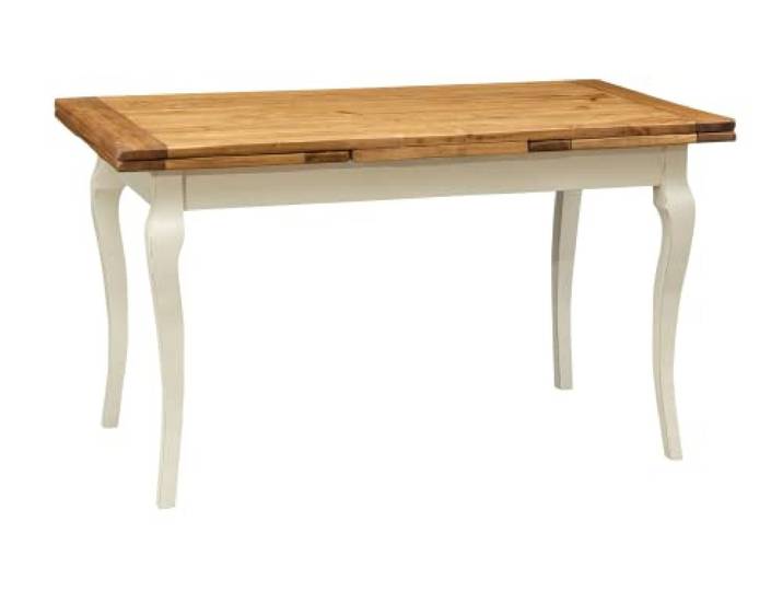 Biscottini Esstisch ausziehbar Made in Italy 140x80 cm Esstisch Holz massiv Küchentisch ausziehbar
