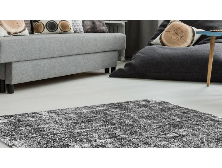 Teppich KAYOOM Etna 110 , grau (anthrazit), B:160cm H:10mm L:230cm, Polyester, Teppiche, Teppich, Maschinell getufteter Teppich, hervorragende Qualität, aktuelle Farben