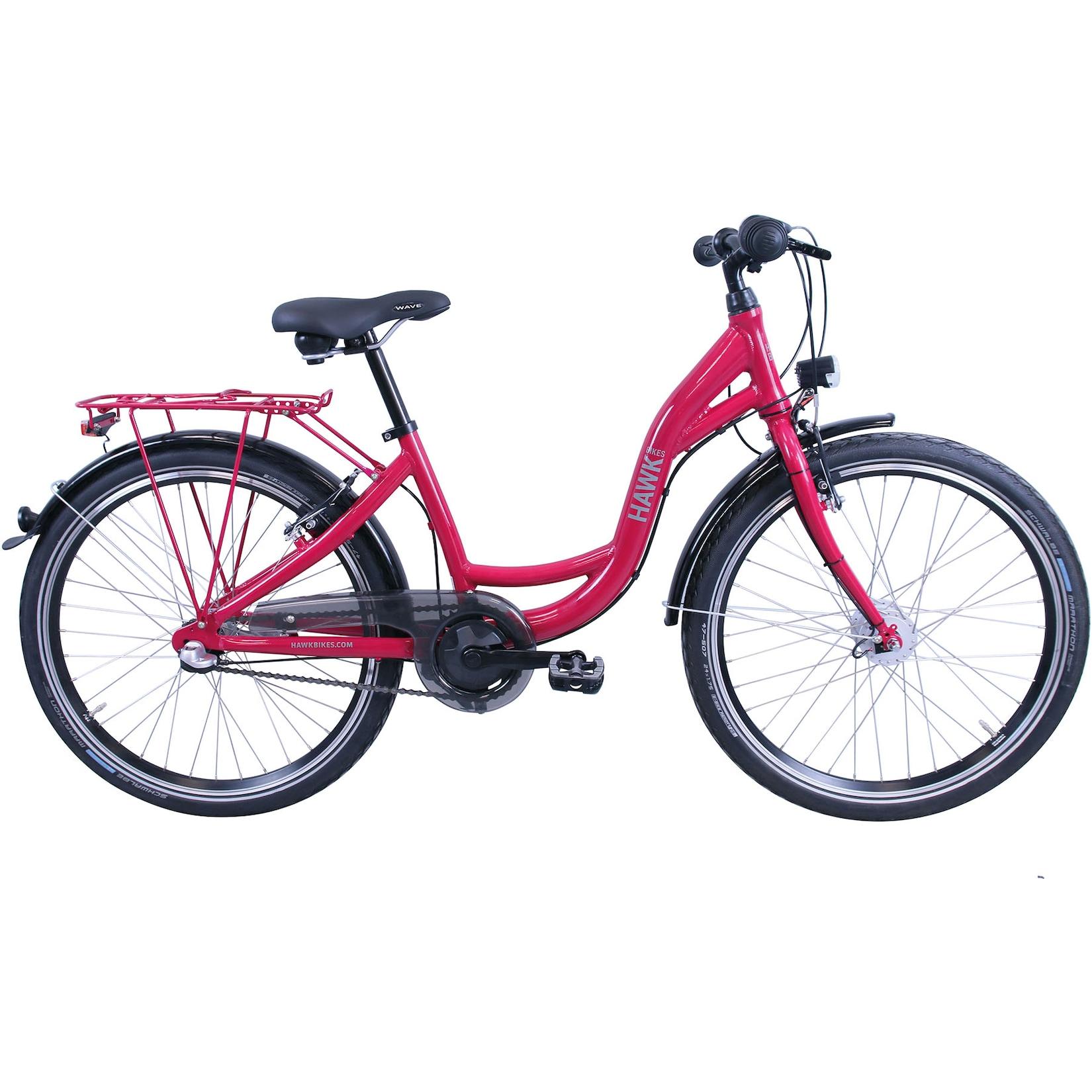Hawk City Wave Jugendrad Mädchen 24 Zoll 35 cm Wave - Blau