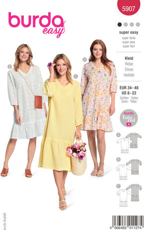 burda Schnitt 5907 "Kleid Vera"