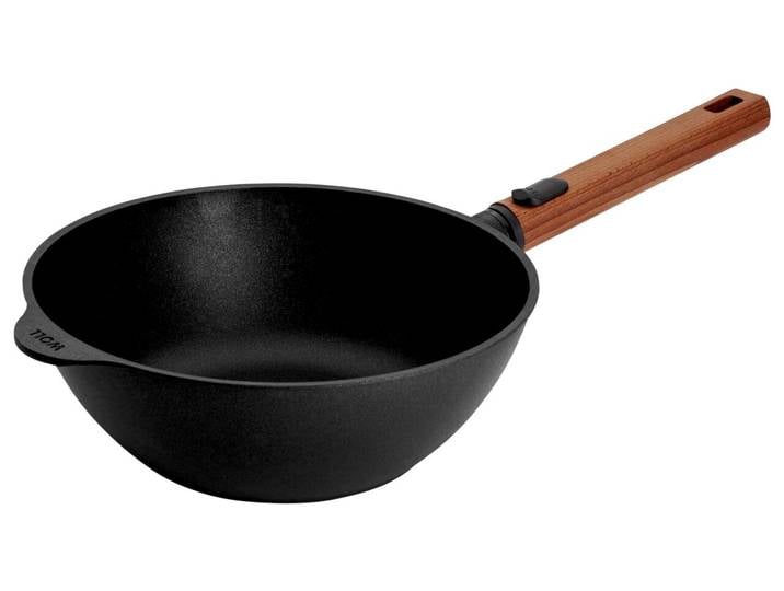 Woll Guss-Wok 24ECO LOGIC QXR, schwarz, Aluminium