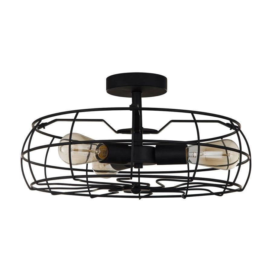 Italux Plafondlamp Rayo MXM-2580/3 BK met LED