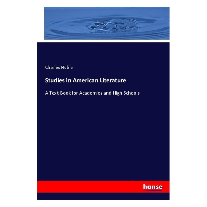 Hansebooks Studies in American Literature (Englisch, Softcover, Charles Noble) (55992199)