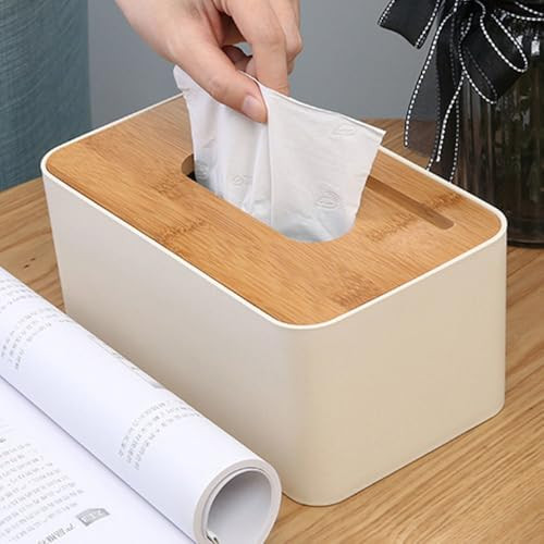 Decopatent Tissuebox met telefoonhouder voor in de badkamer, keuken of slaapkamer