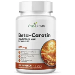 VitaSanum® – Beta-Carotin – 740 mg Tagesportion (2 Kapseln)