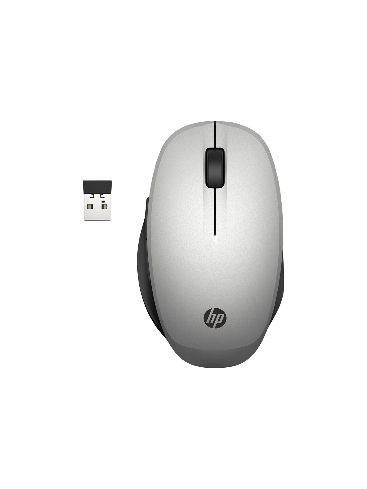 HP Dual Mode - Maus (Silber)